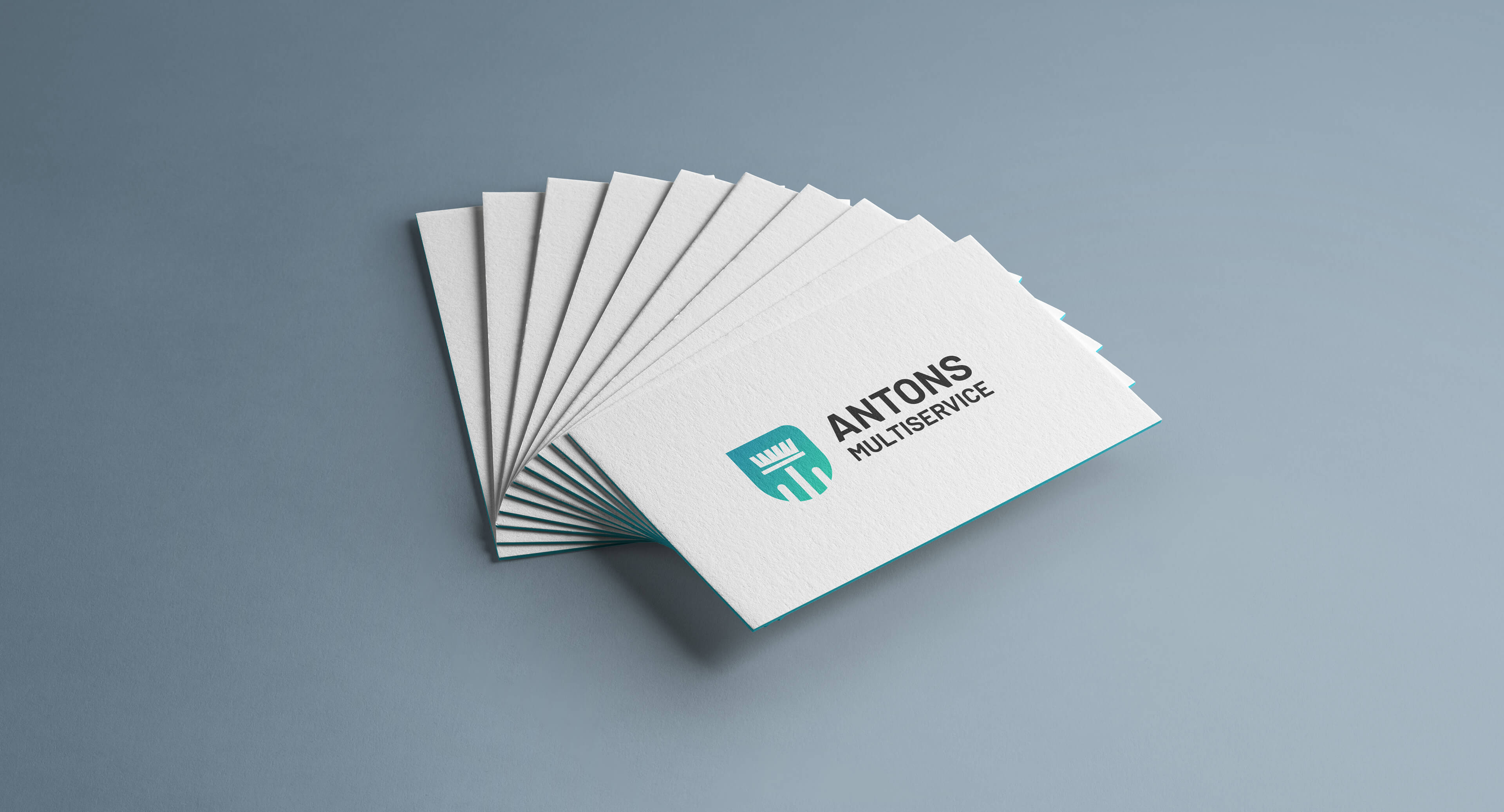 Antons Multiservice visitkort