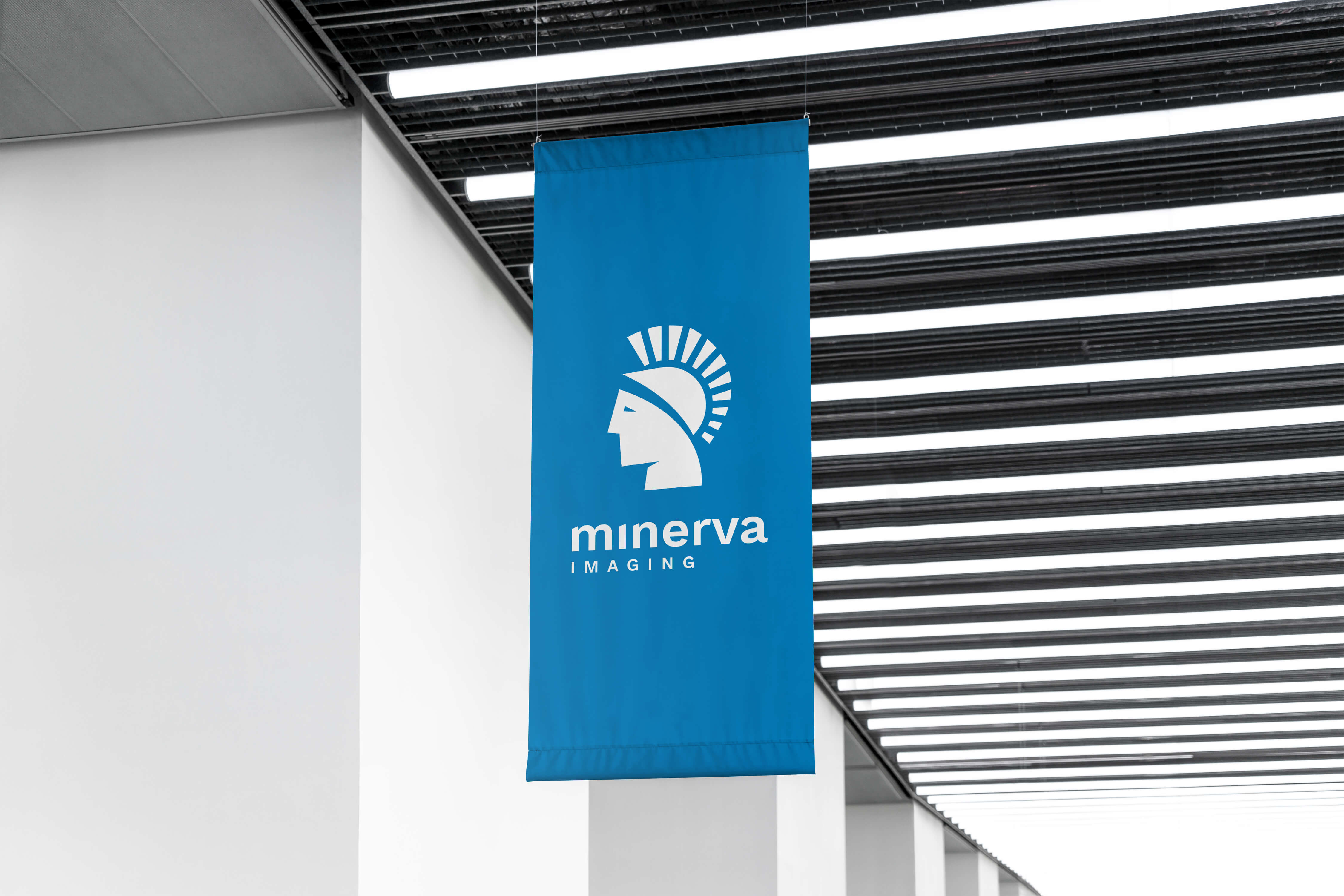 Minerva logo flag